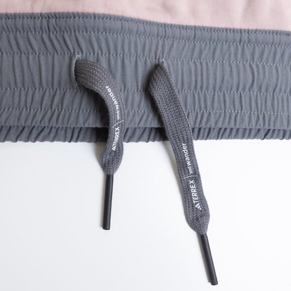 Adidas x And Wander Terrex Tunic Top Fleece Jersey Pink Gorpcore - Picture 9 of 15